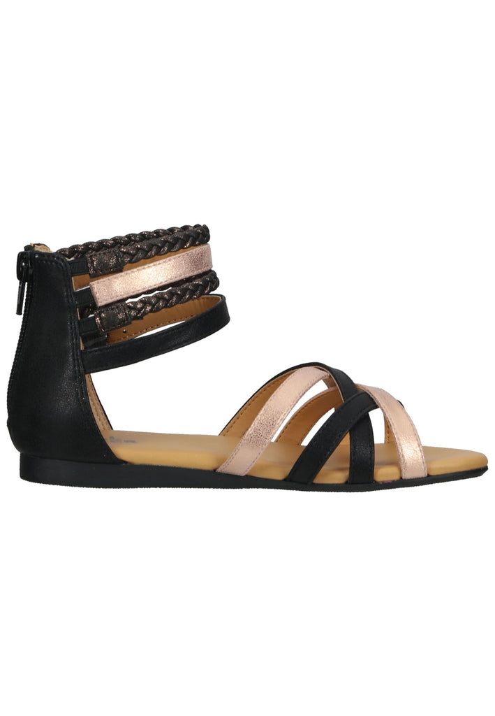 Bullboxer Sandalen Lederimitat Schwarz