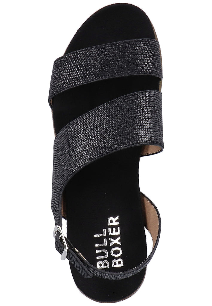 Bullboxer Sandalen Lederimitat Schwarz