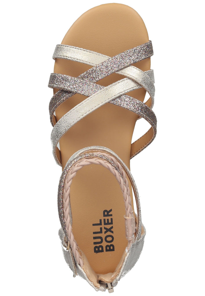 Bullboxer Sandalen Lederimitat Silber