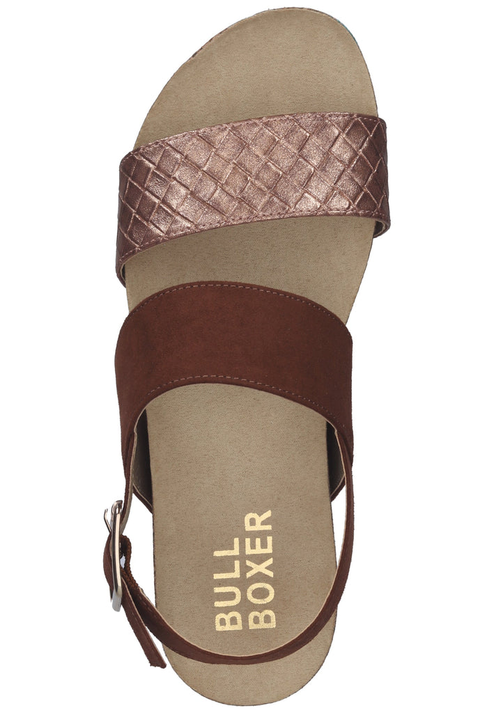 Bullboxer Sandalen Lederimitat/Textil Braun