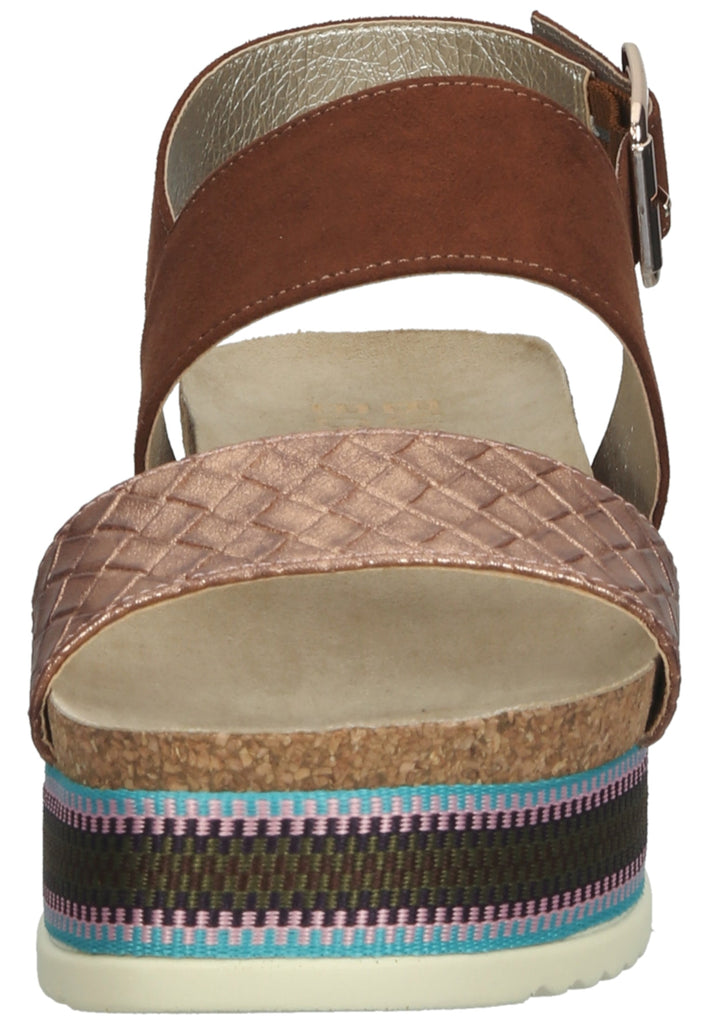 Bullboxer Sandalen Lederimitat/Textil Braun