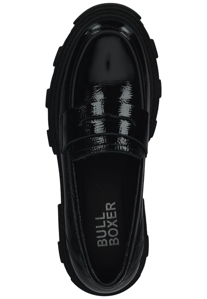 Bullboxer Slipper Leder Schwarz