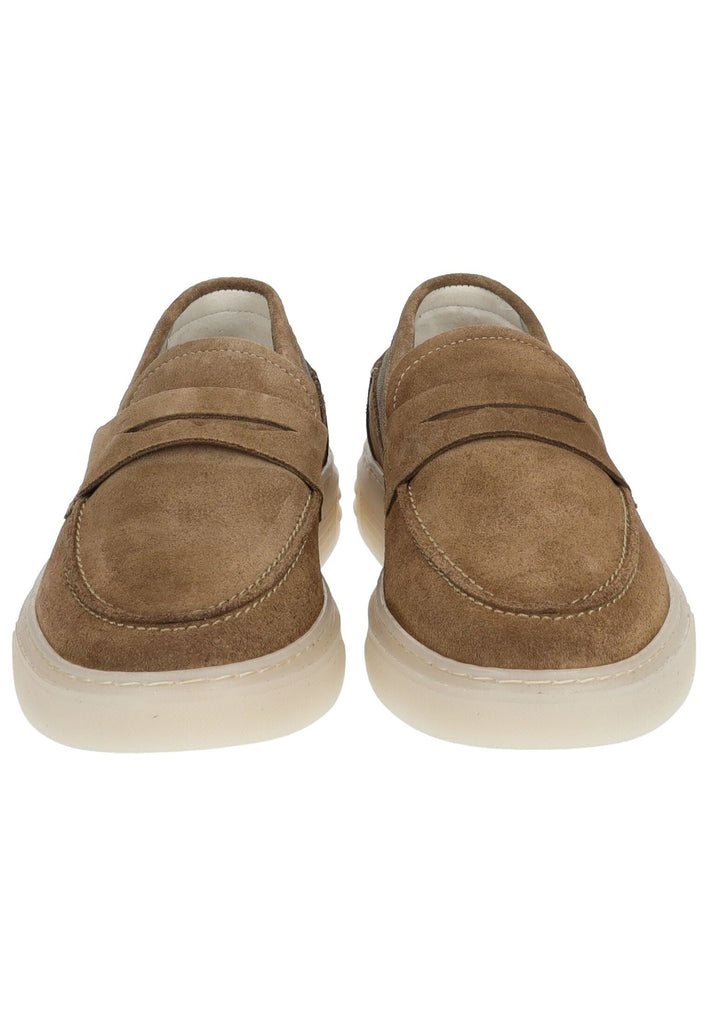 Bullboxer Slipper Leder/Textil Beige