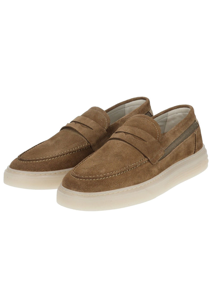 Bullboxer Slipper Leder/Textil Beige