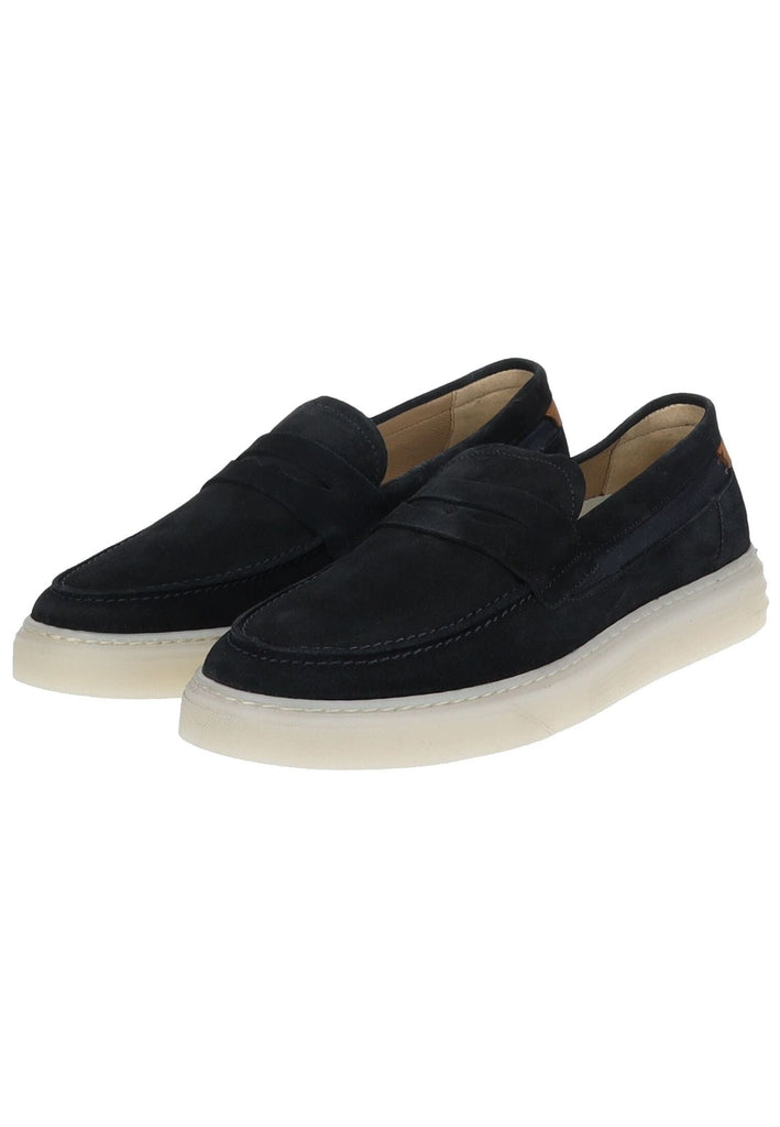 Bullboxer Slipper Leder/Textil Blau