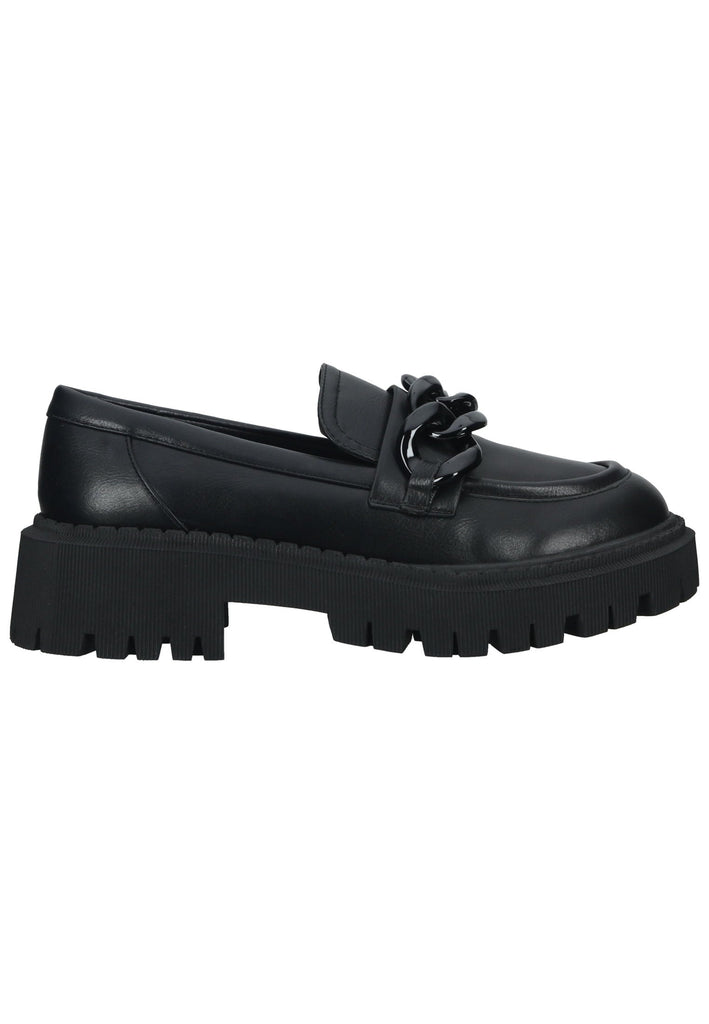 Bullboxer Slipper Lederimitat Schwarz