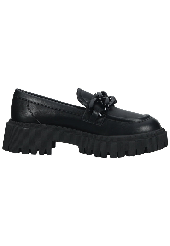 Bullboxer Slipper Lederimitat Schwarz