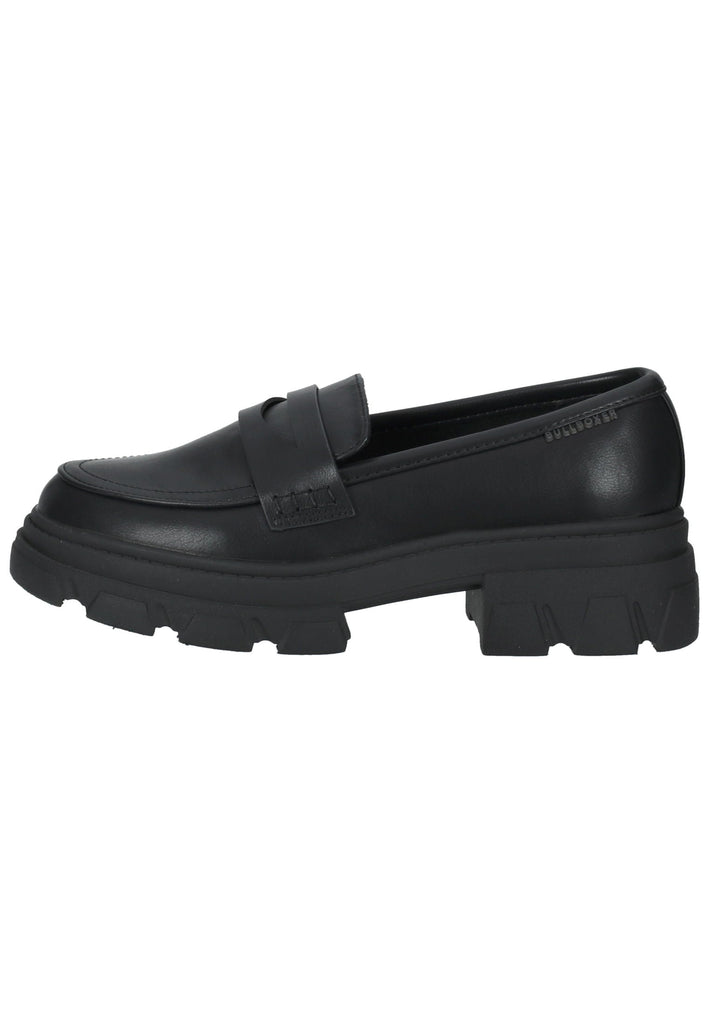 Bullboxer Slipper Lederimitat Schwarz