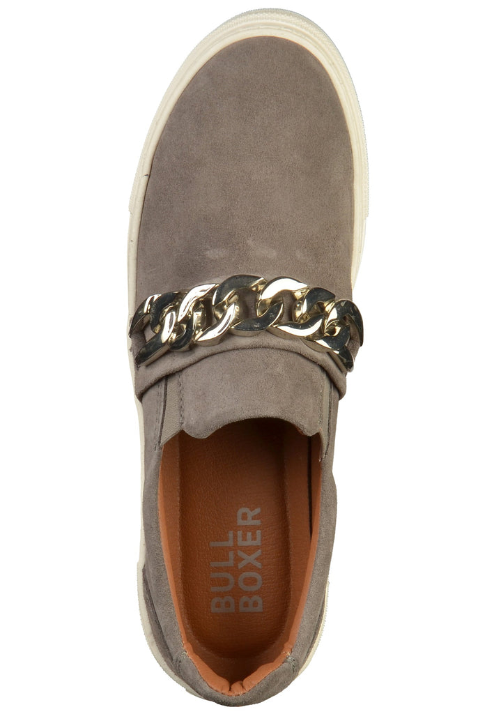 Bullboxer Slipper Veloursleder Dunkelgrau