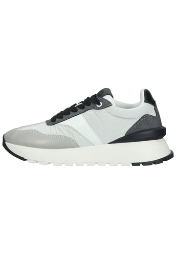 Sneaker Bullboxer Sneaker Lederimitat/Textil Grau/Weiß