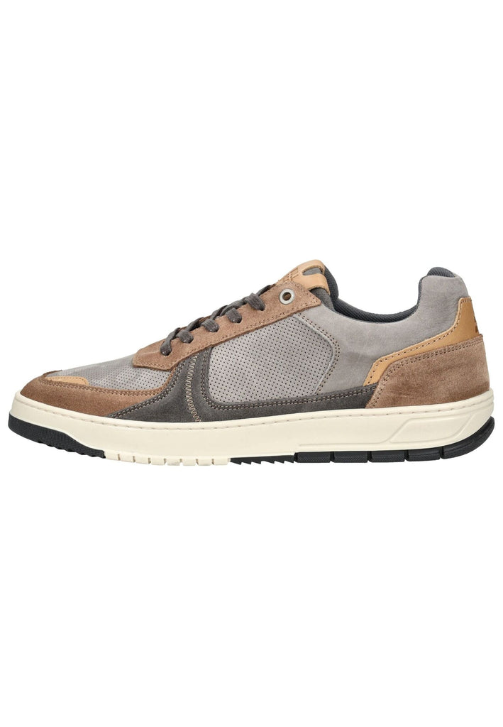 Bullboxer Sneaker Leder Grau/Braun