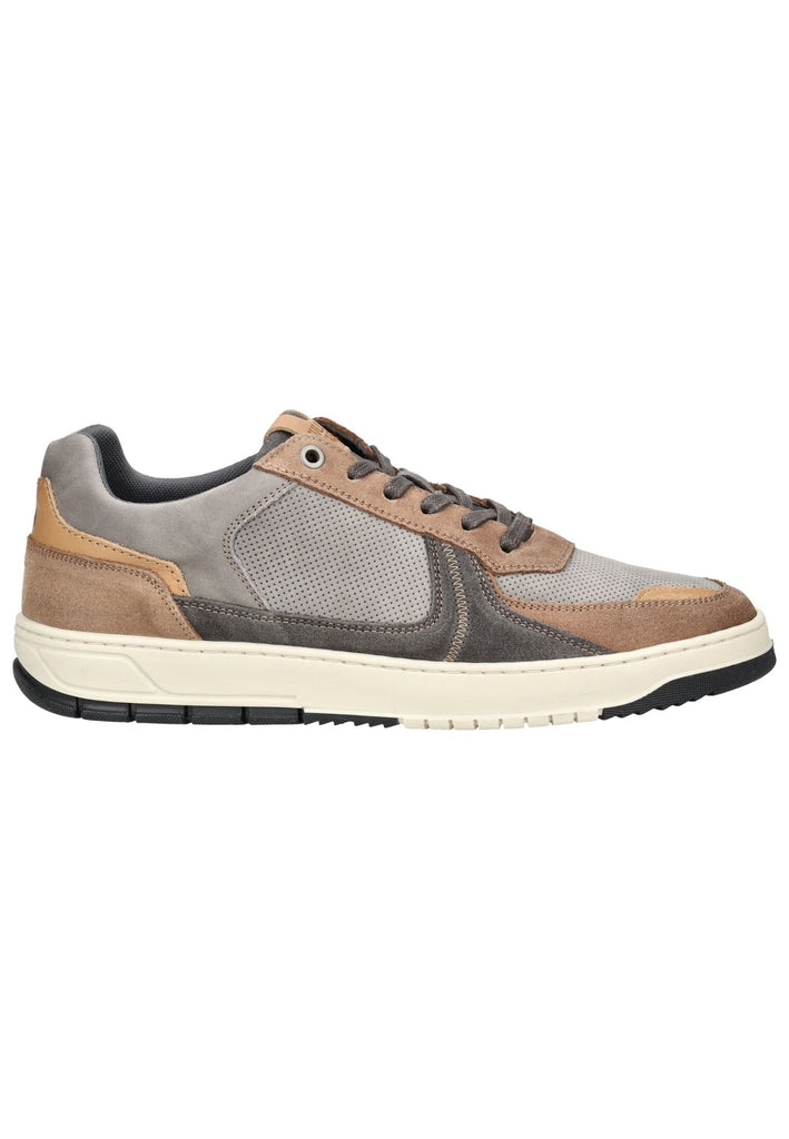 Bullboxer Sneaker Leder Grau/Braun