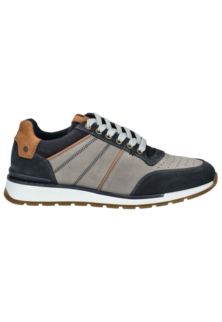 Bullboxer Sneaker Leder Navy/Grau
