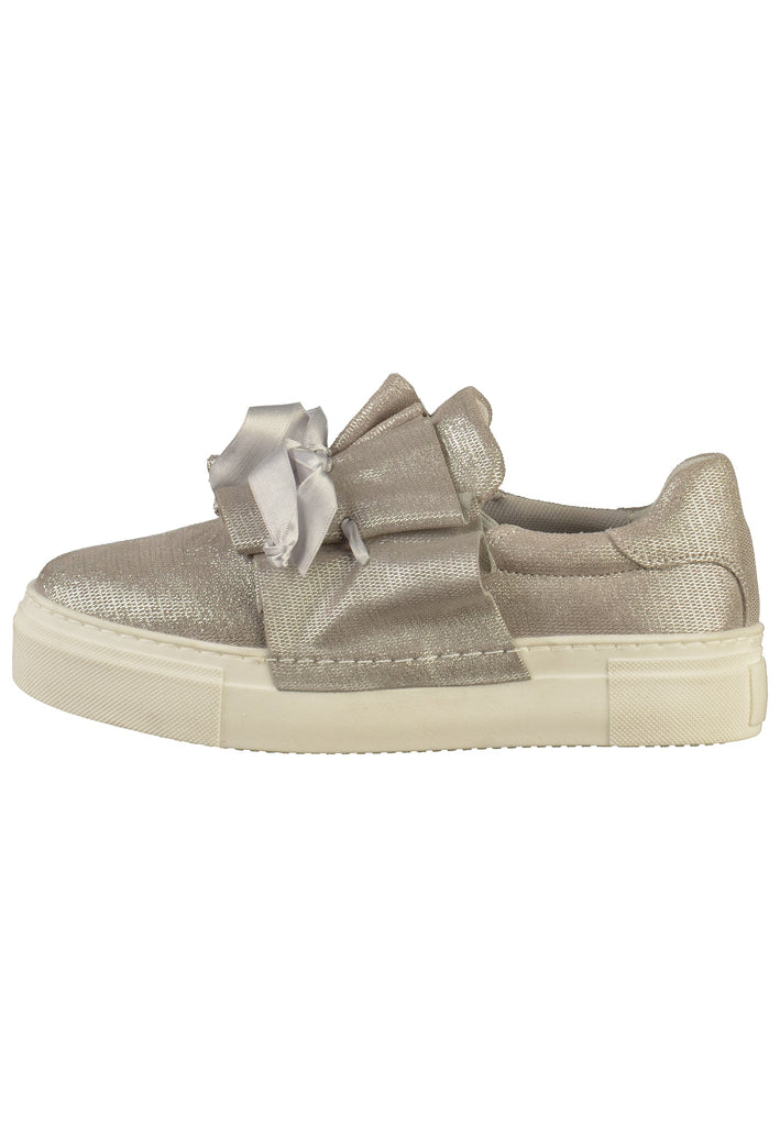 Bullboxer Sneaker Leder Silber