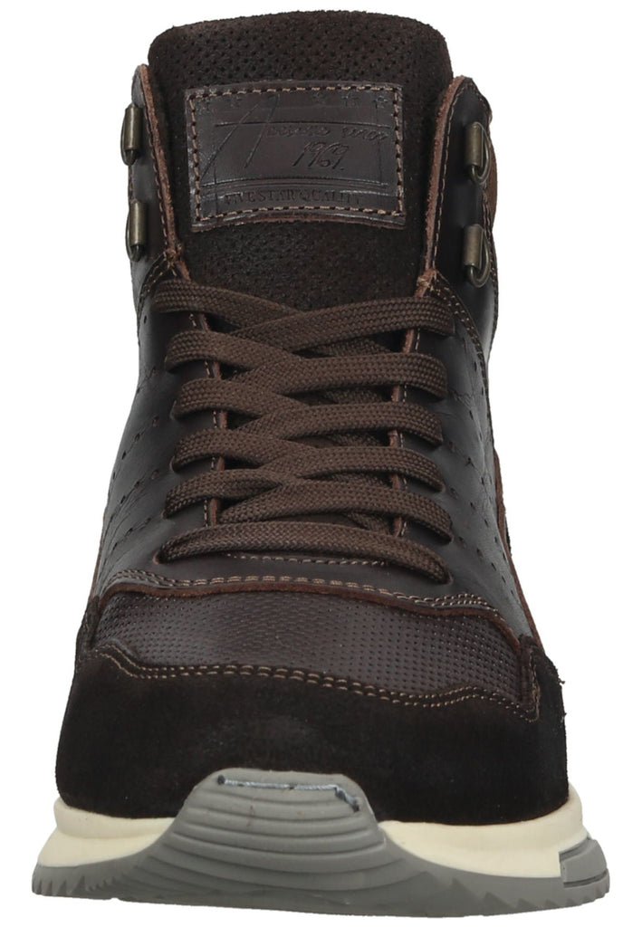 Bullboxer Sneaker Leder/Textil Braun Warmfutter