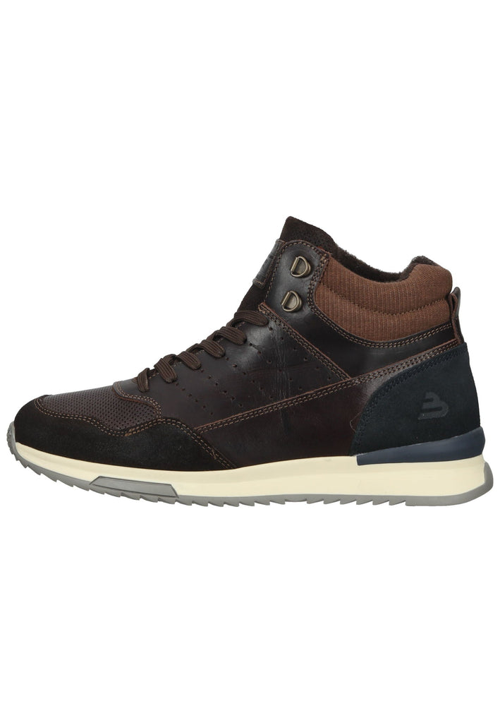 Bullboxer Sneaker Leder/Textil Braun Warmfutter