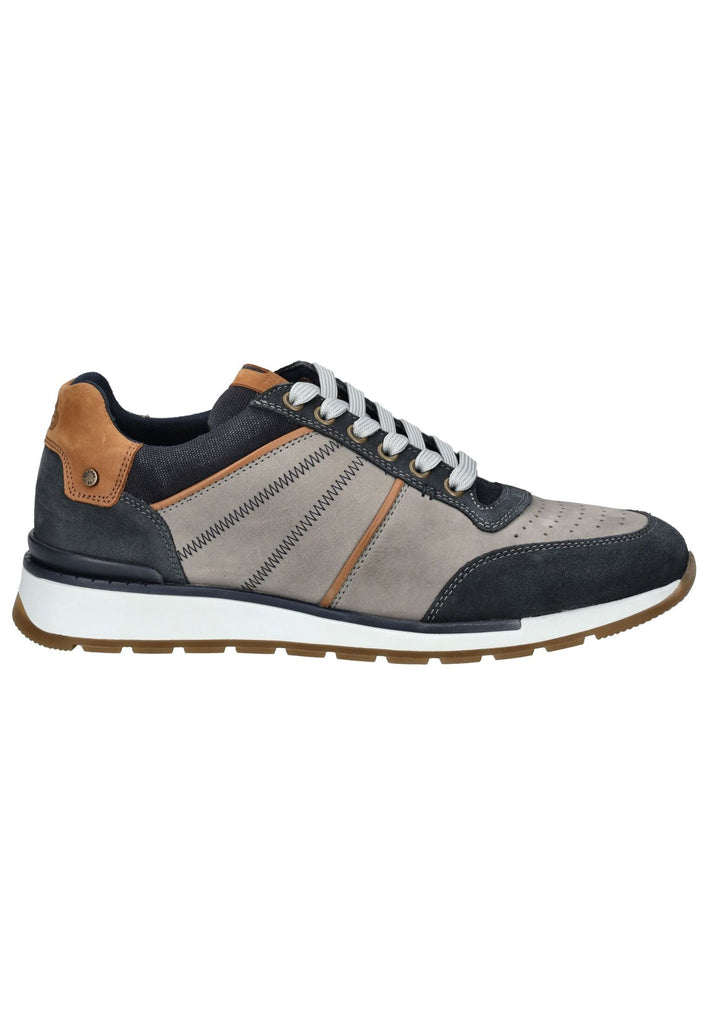Bullboxer Sneaker Leder/Textil Navy/Grau