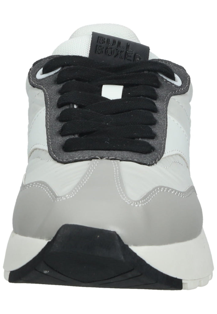 Bullboxer Sneaker Lederimitat/Textil Grau/Weiß