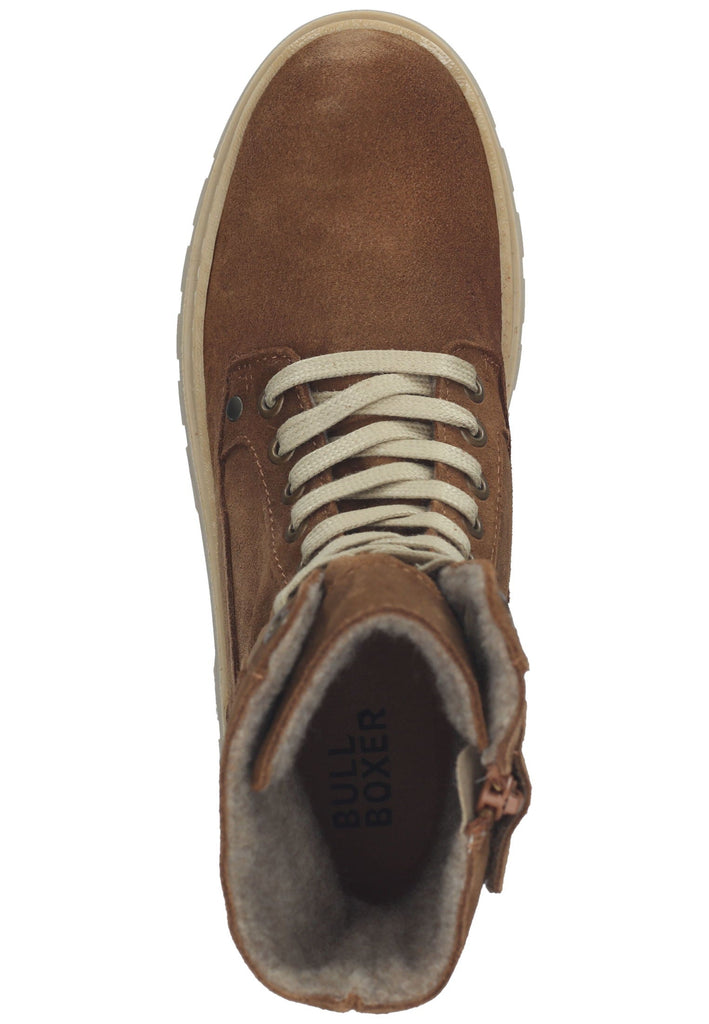 Bullboxer Stiefel Leder Nussbraun Warmfutter