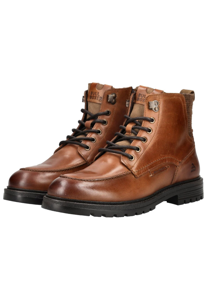 Bullboxer Stiefelette Glattleder Cognac