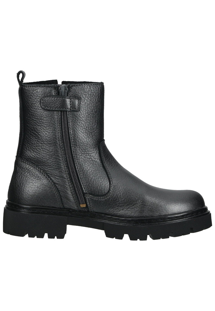 Bullboxer Stiefelette Leder Antrazit Warmfutter