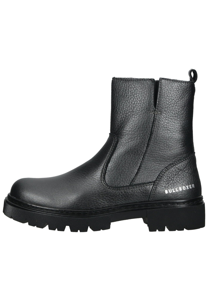 Bullboxer Stiefelette Leder Antrazit Warmfutter