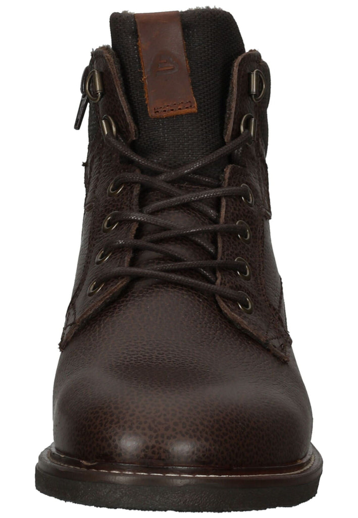 Bullboxer Stiefelette Leder Braun Warmfutter