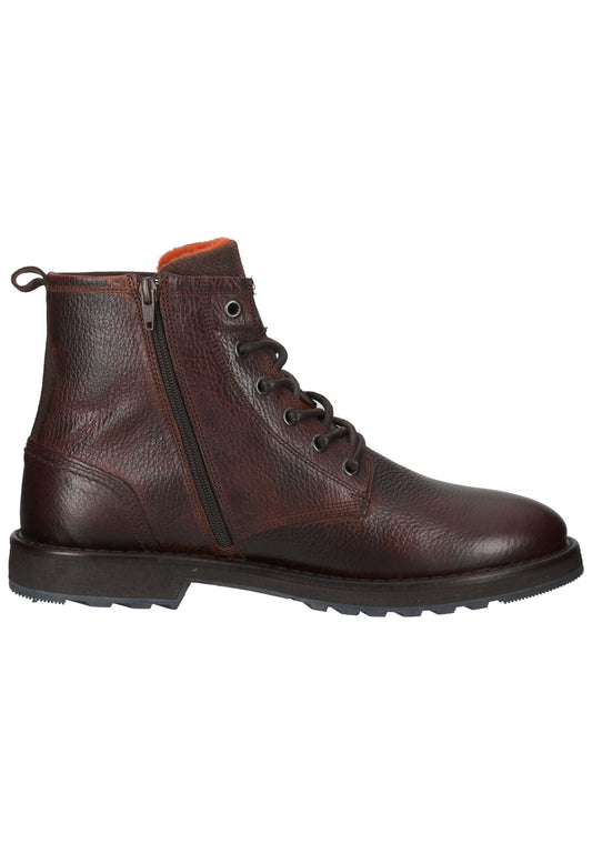 Bullboxer Stiefelette Leder Braun Warmfutter