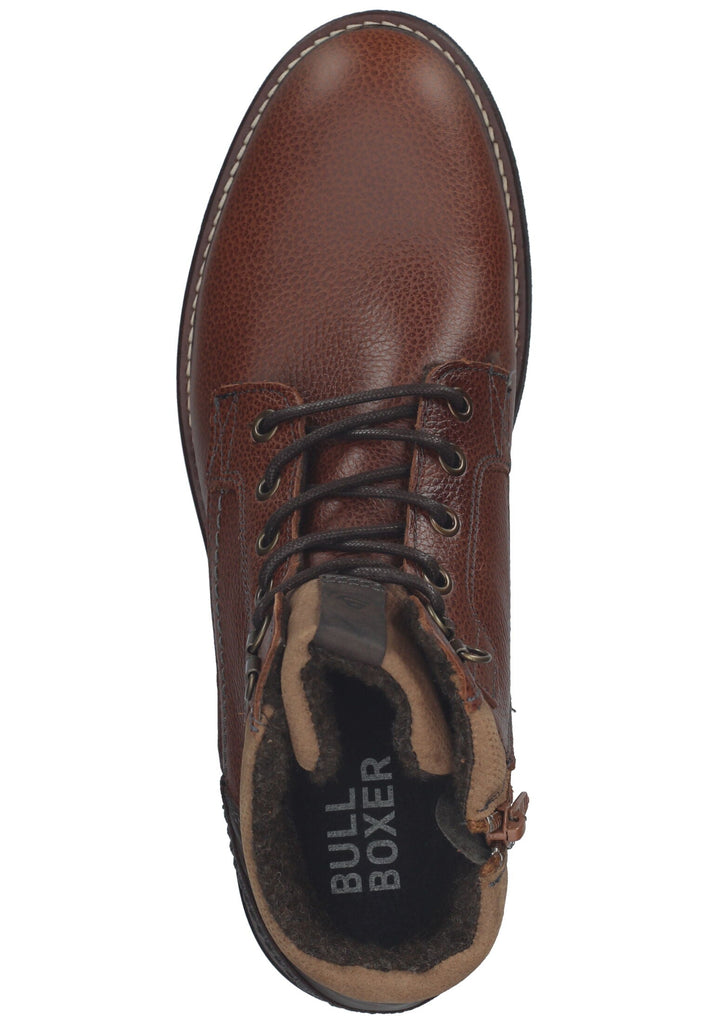 Bullboxer Stiefelette Leder Cognac Warmfutter