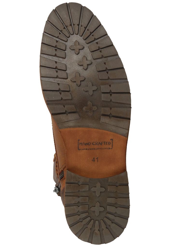 Bullboxer Stiefelette Leder Cognac Warmfutter