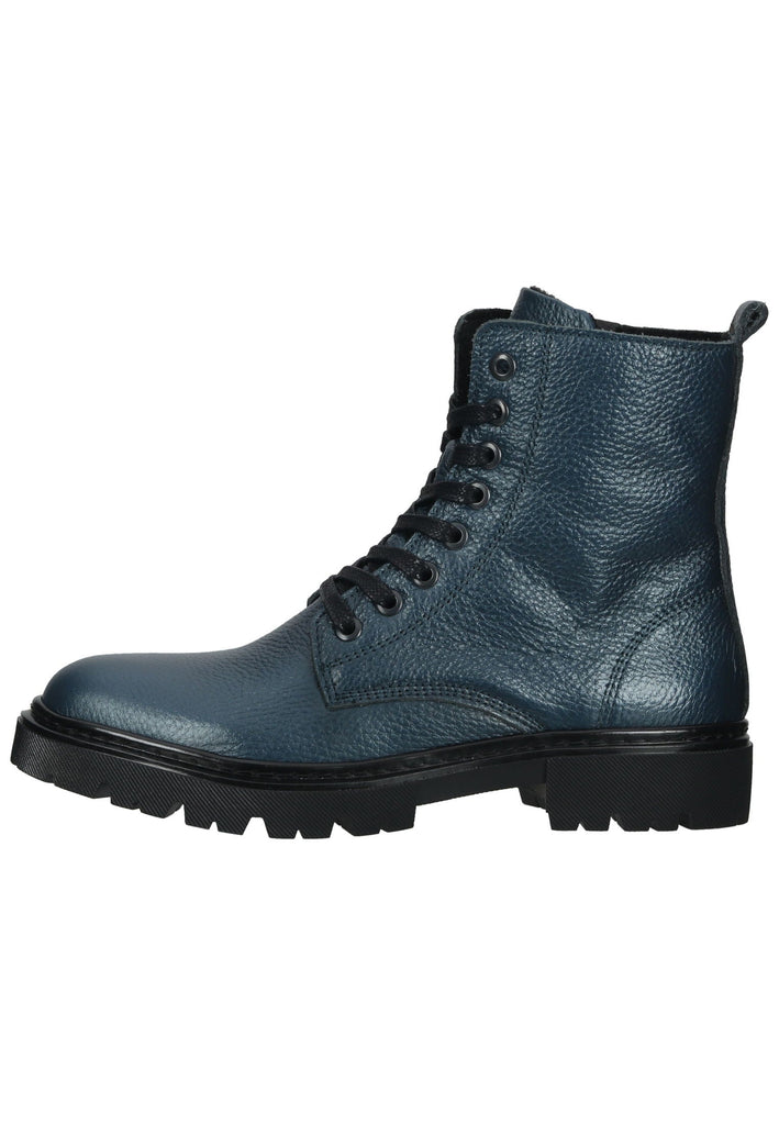Bullboxer Stiefelette Leder Petrol Warmfutter