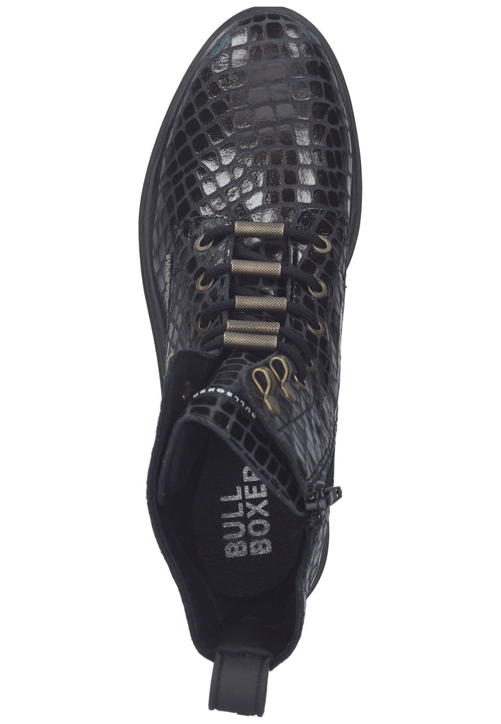 Bullboxer Stiefelette Leder Schwarz