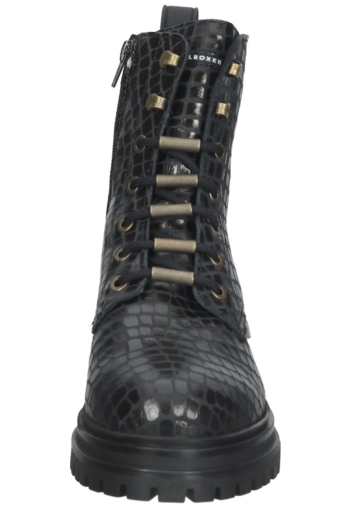Bullboxer Stiefelette Leder Schwarz