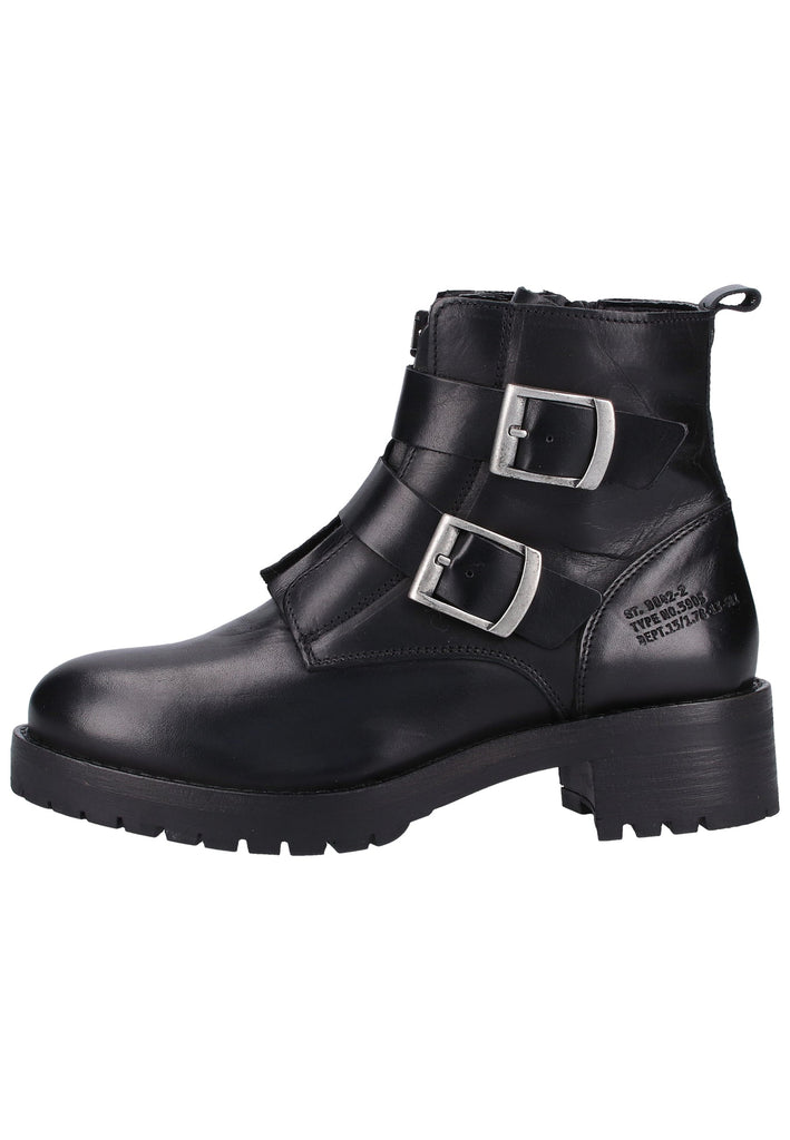 Bullboxer Stiefelette Leder Schwarz
