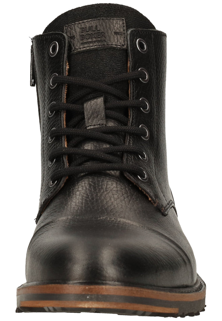 Bullboxer Stiefelette Leder Schwarz