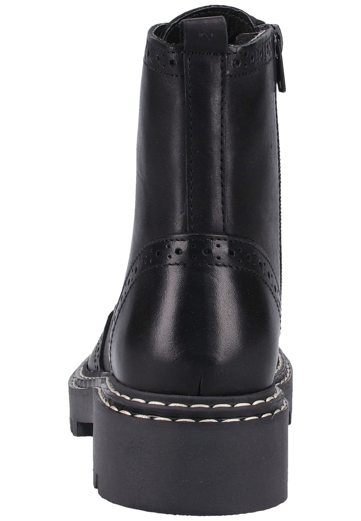 Bullboxer Stiefelette Leder Schwarz