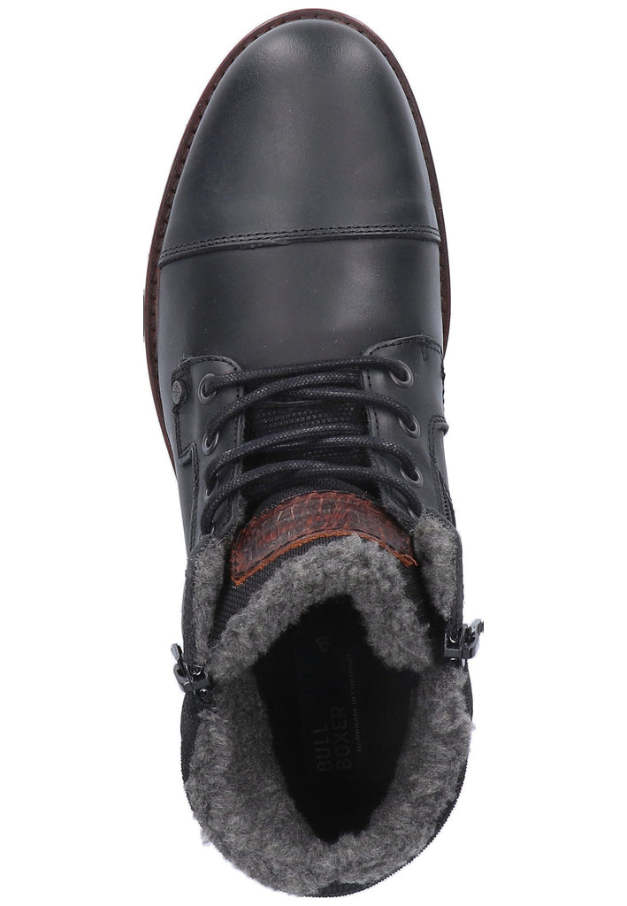 Bullboxer Stiefelette Leder Schwarz
