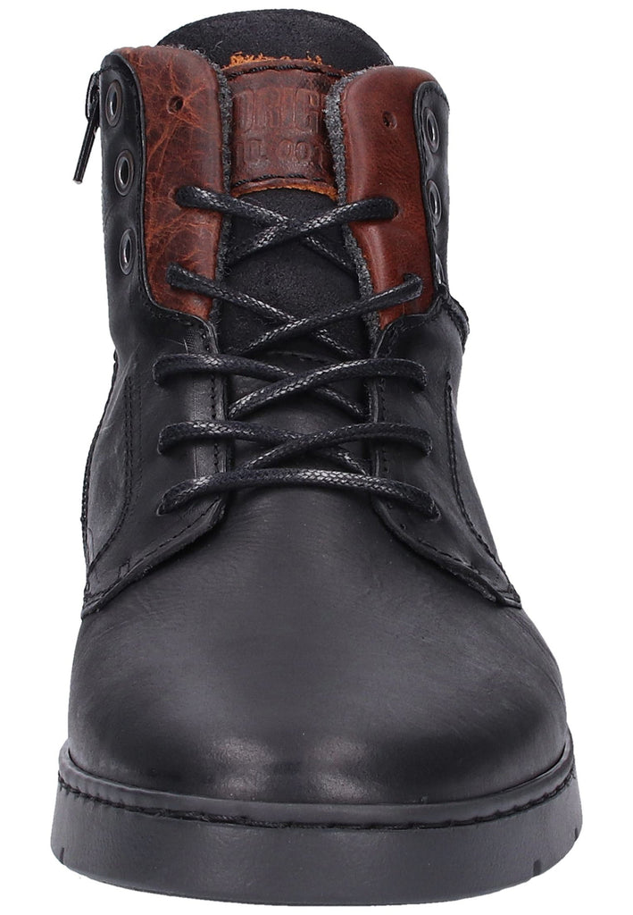 Bullboxer Stiefelette Leder Schwarz