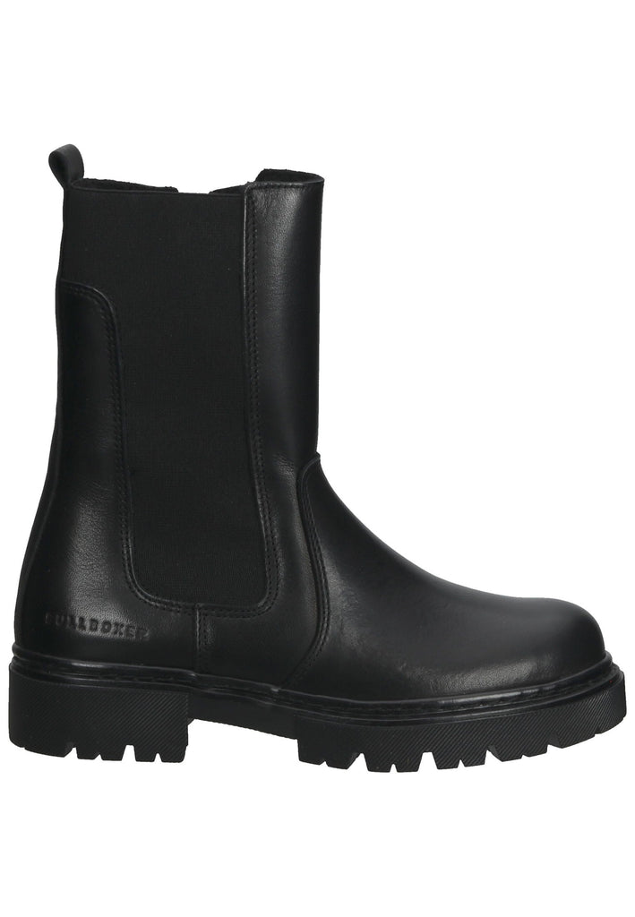 Bullboxer Stiefelette Leder Schwarz/Schwarz Warmfutter