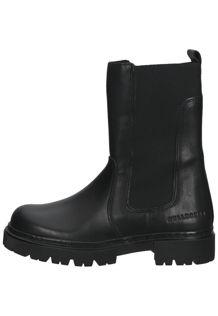 Bullboxer Stiefelette Leder Schwarz/Schwarz Warmfutter