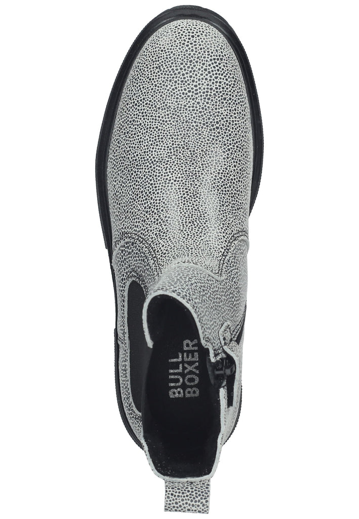 Bullboxer Stiefelette Leder Schwarz/Silber