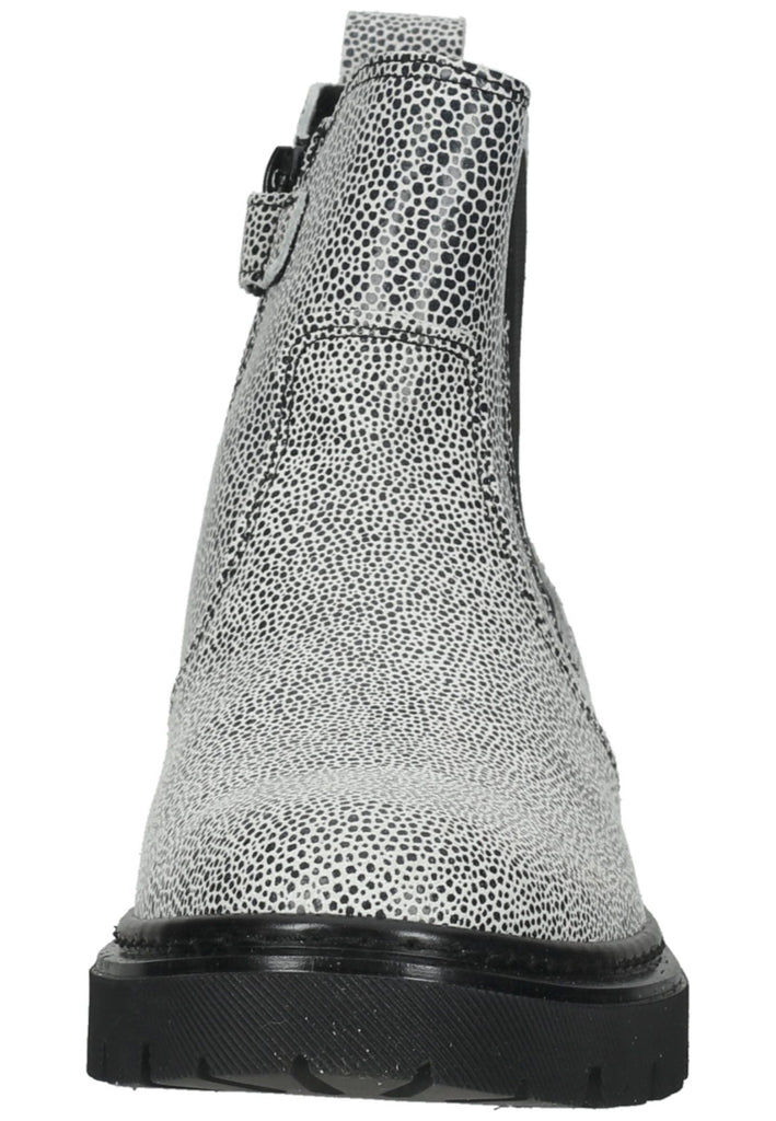 Bullboxer Stiefelette Leder Schwarz/Silber