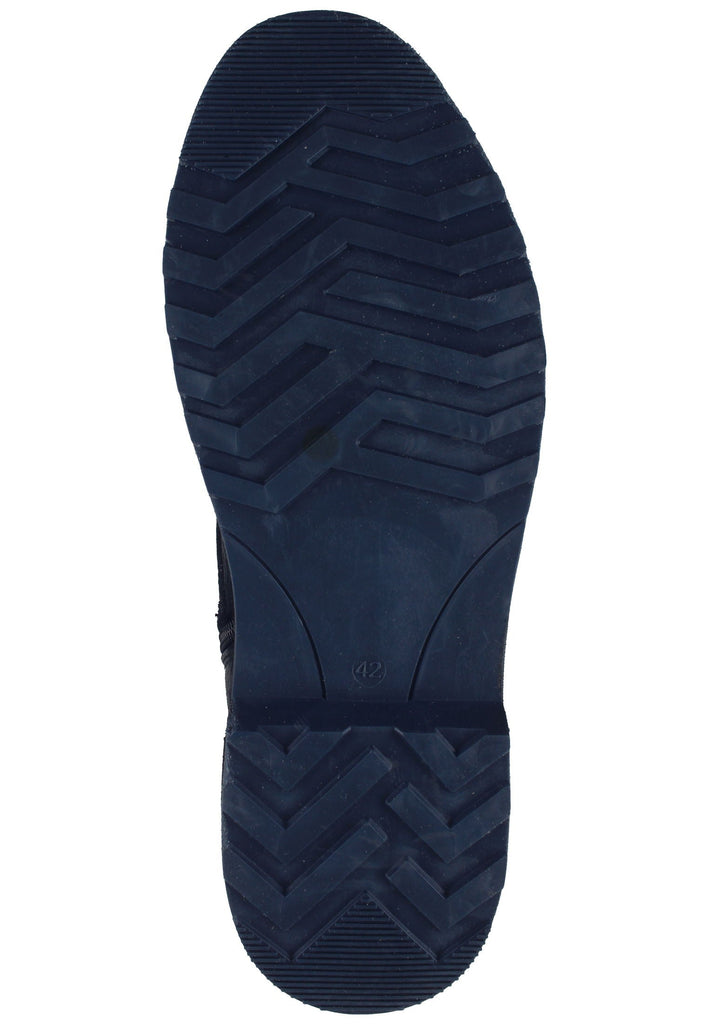 Bullboxer Stiefelette Leder Schwarz Warmfutter