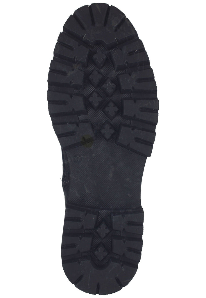 Bullboxer Stiefelette Leder Schwarz Warmfutter