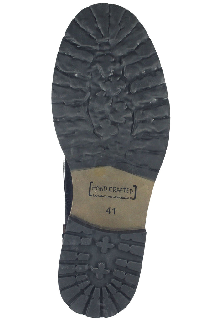 Bullboxer Stiefelette Leder Schwarz Warmfutter