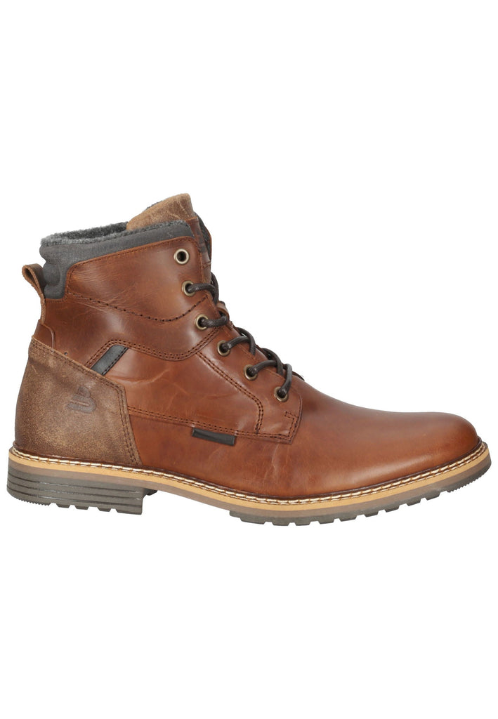 Bullboxer Stiefelette Leder Tan Warmfutter