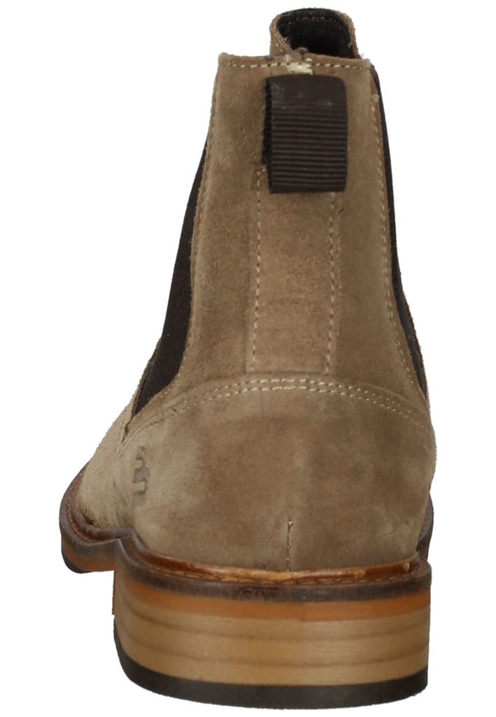 Bullboxer Stiefelette Leder/Textil Beige