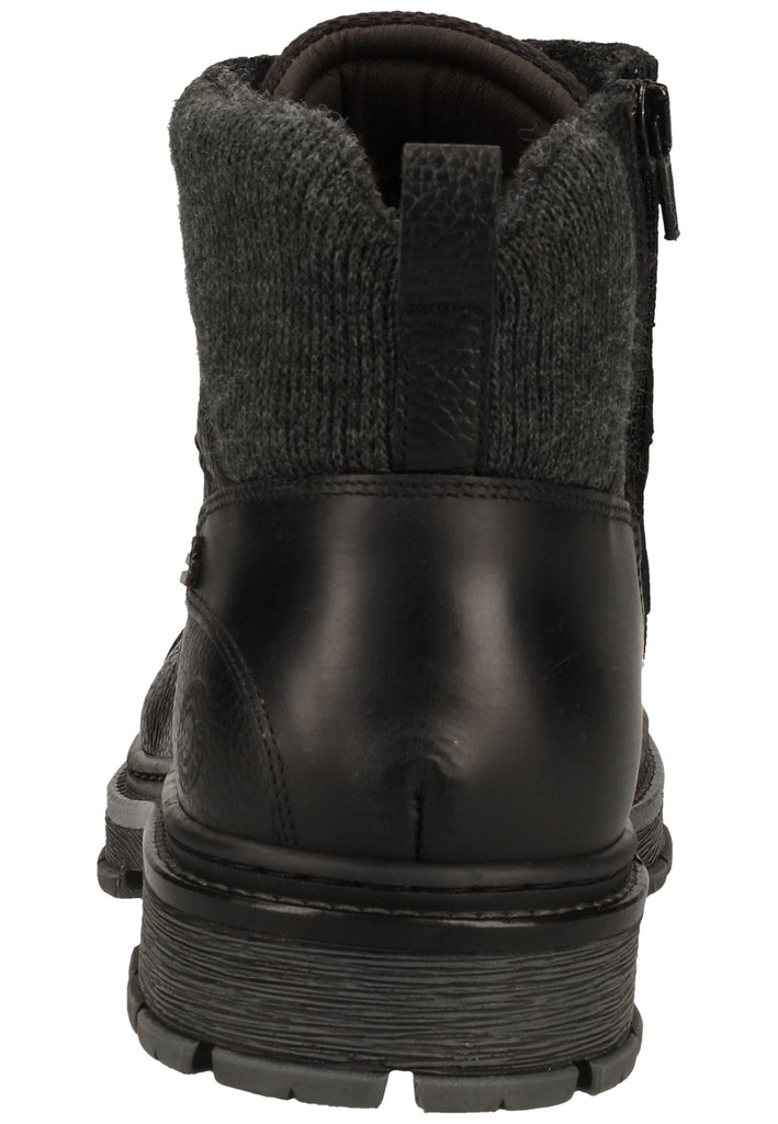 Bullboxer Stiefelette Leder/Textil Black