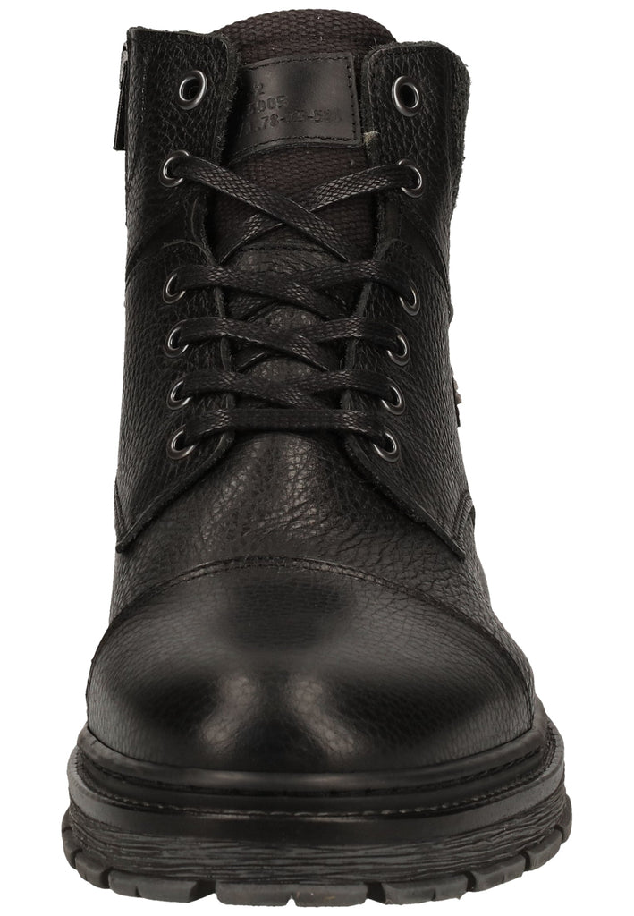 Bullboxer Stiefelette Leder/Textil Black