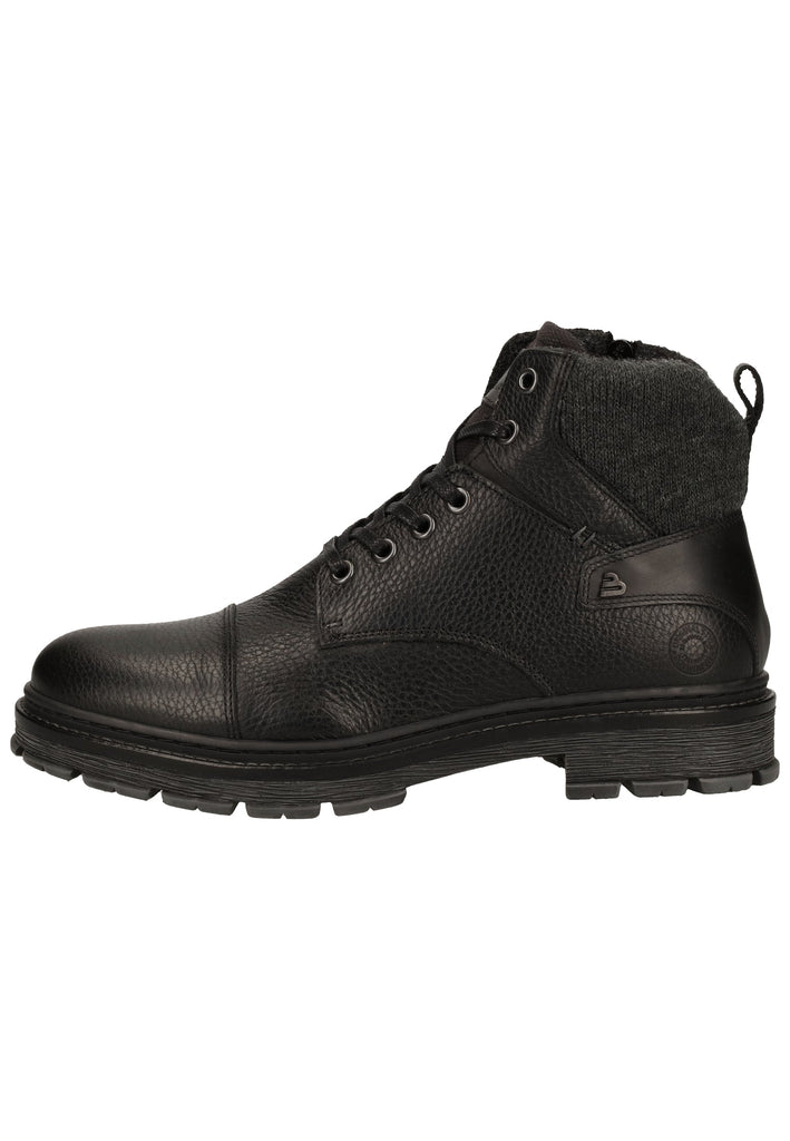 Bullboxer Stiefelette Leder/Textil Black